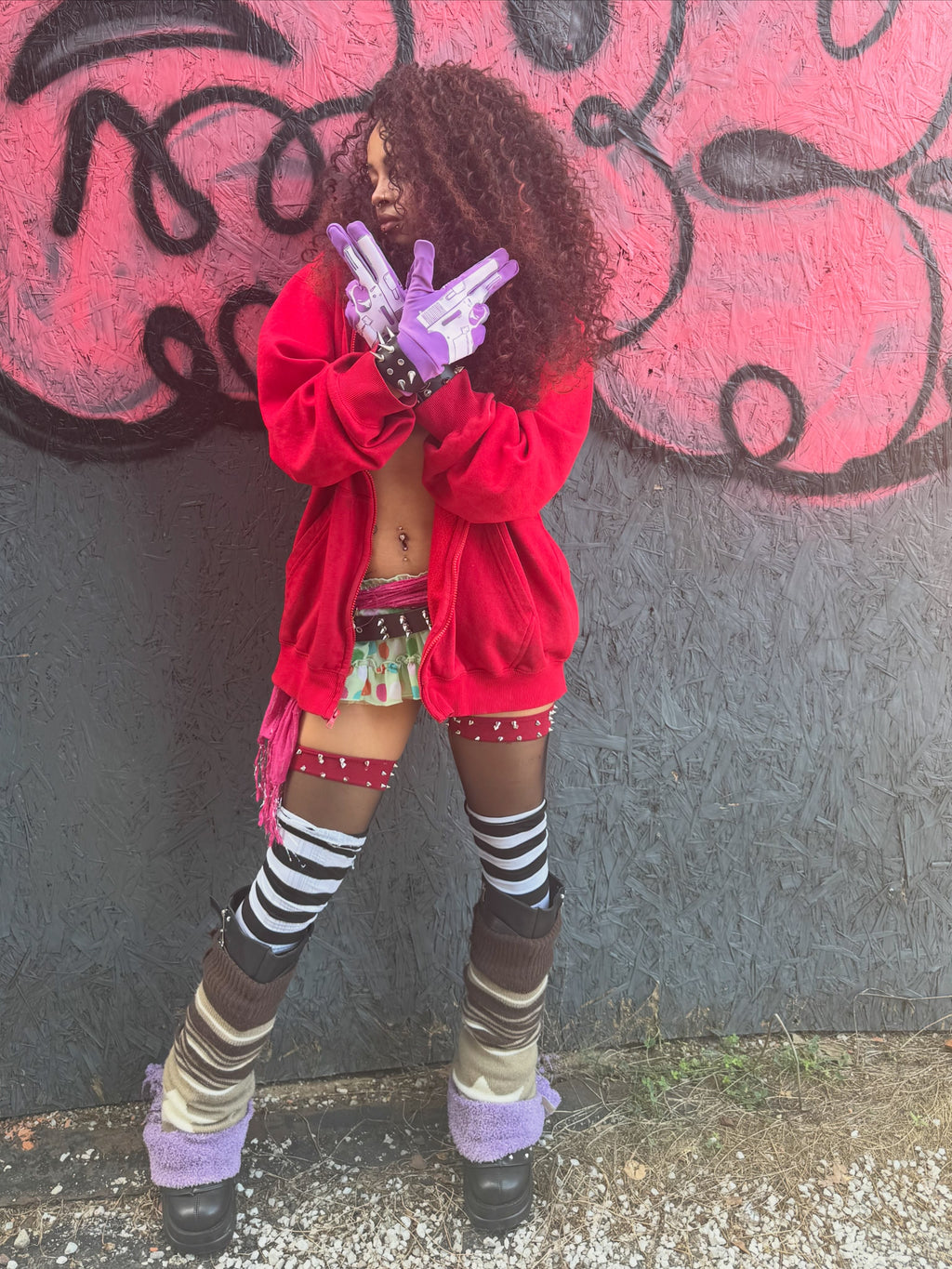 WC Glock Gloves Purpp Colorway